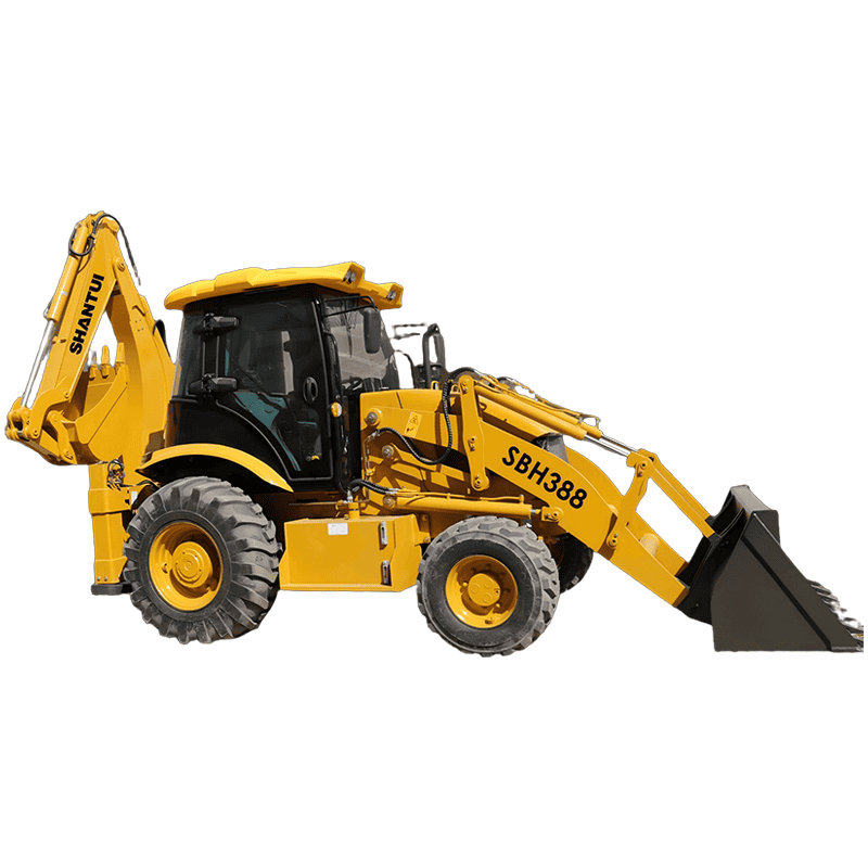 Buldoexcavator Shantui SBH388 Buldoexcavator Shantui SBH388